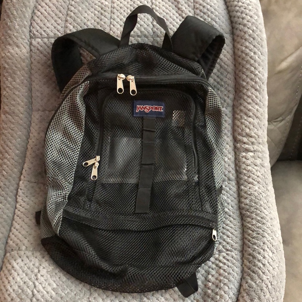 Jansport Mesh SeeThrough Backpack First EditionHigh… Gem